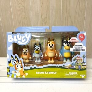 Bluey Family New Expression Figure 4-Pack NEW